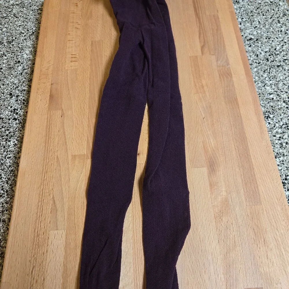 GORSUCH Bordeaux Fine Fishnet Tights NWOT - Picture 2 of 6